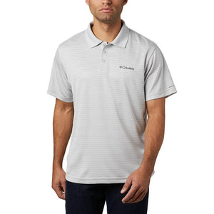 Gray Stripe polo shirt