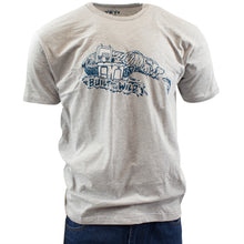 Gray Fishing Bear Yeti t-shirt