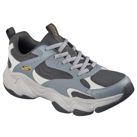 Skechers men's BOBS Sport Diego Fusion Motion shoe in gray multi