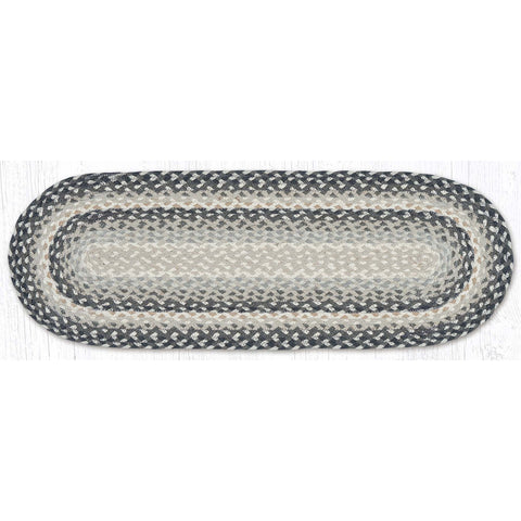 gray sand ivory table runner
