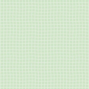 Hello Sunbeam Collection Grid Texture Cotton Fabric Green