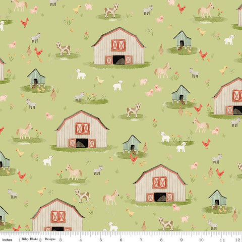 green, Lil Farm Friends Collection Farm Scene Collection C17940