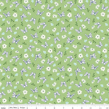 Melody Collection Flutter Cotton Fabric C15143 green