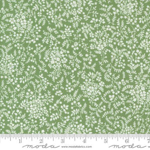 Shoreline Collection Small Floral Cotton Fabric 55304 green