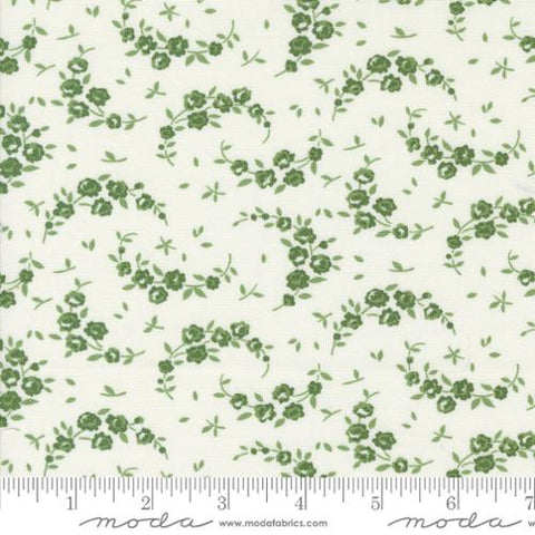 Shoreline Collection Summer Floral Cotton Fabric 55308 green