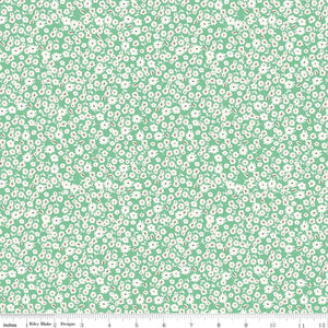 Spring Gardens Collection Blossoms Cotton Fabric C14113 green