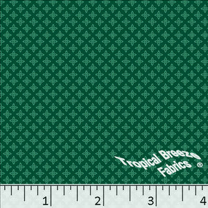 Standard Weave Tiny Print Poly Cotton Fabric 6150 green