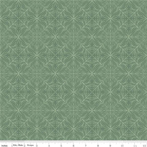 Wanderlust Collection Oak Trail Cotton Fabric C15472 green