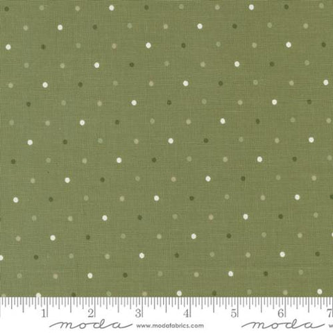 green, Wild Honey Collection Dots Cotton Fabric 5230