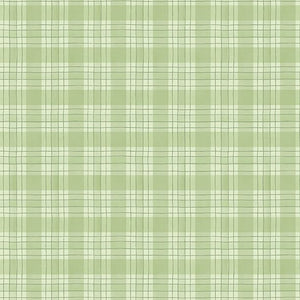 Zest for Life Collection Plaid Cotton Fabric 19159 green