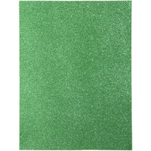 Green glitter foam sheet