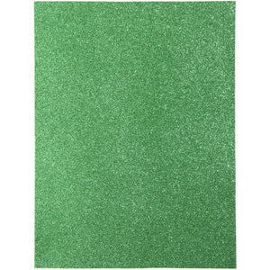 Green glitter foam sheet