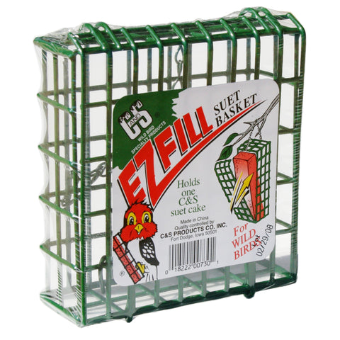 Green suet cake holder