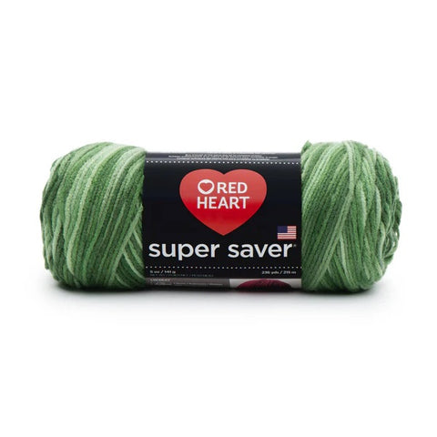 Green Tones Super Saver Yarn Variegated Colors E300