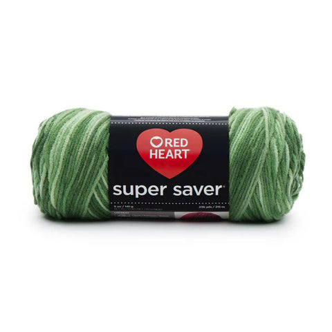 Green Tones Super Saver Yarn Variegated Colors E300