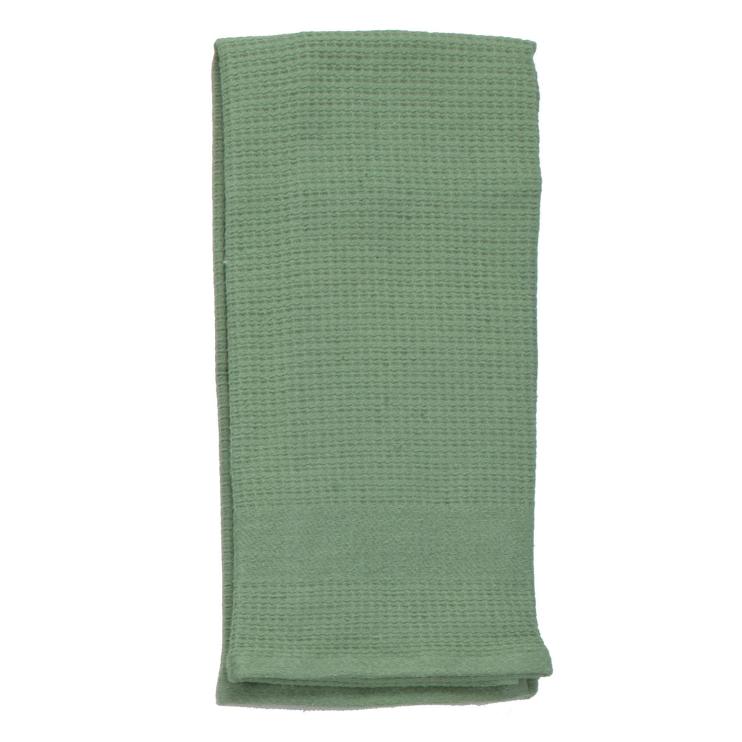 Waffle-Terry Pendula Green Organic Cotton Dish Towels, Set of 2 + Reviews