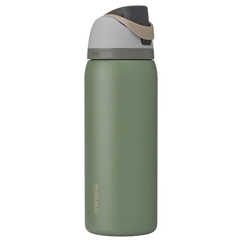 Owala FreeSip 40 oz water bottle in green house