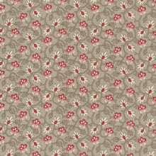 Chateau De Chantilly Collection Small Floral Vine Cotton Fabric 13945 grey