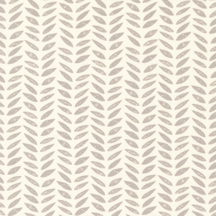 Flower Press Collection Stamped Print Cotton Fabric 3305 grey
