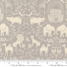 Noahs Ark Collection Two By Two Cotton Fabric 20871 grey