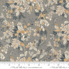 grey, Rainier Collection Herb Garden Cotton Fabric 38140