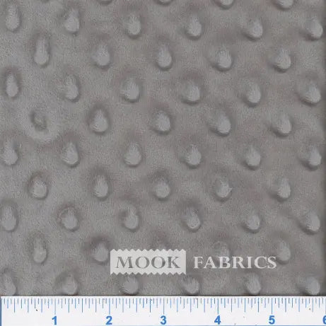 grey, Softee Dot Plush Polar Fabric