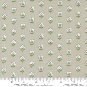 Shoreline Collection Coastal Florals Cotton Fabric 55301 grey
