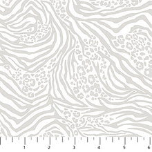 Grey print, Wild One Cotton Fabric Collection 27