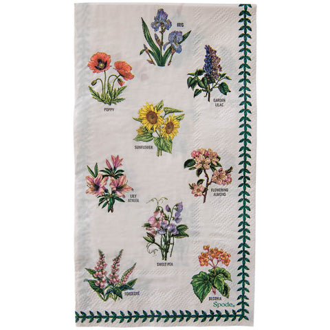 GUEST/DINNER NAPKINS SPODE GARDEN FLORALS