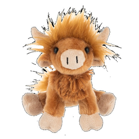 Soft Spots Highland Cow Plush Toy H15456