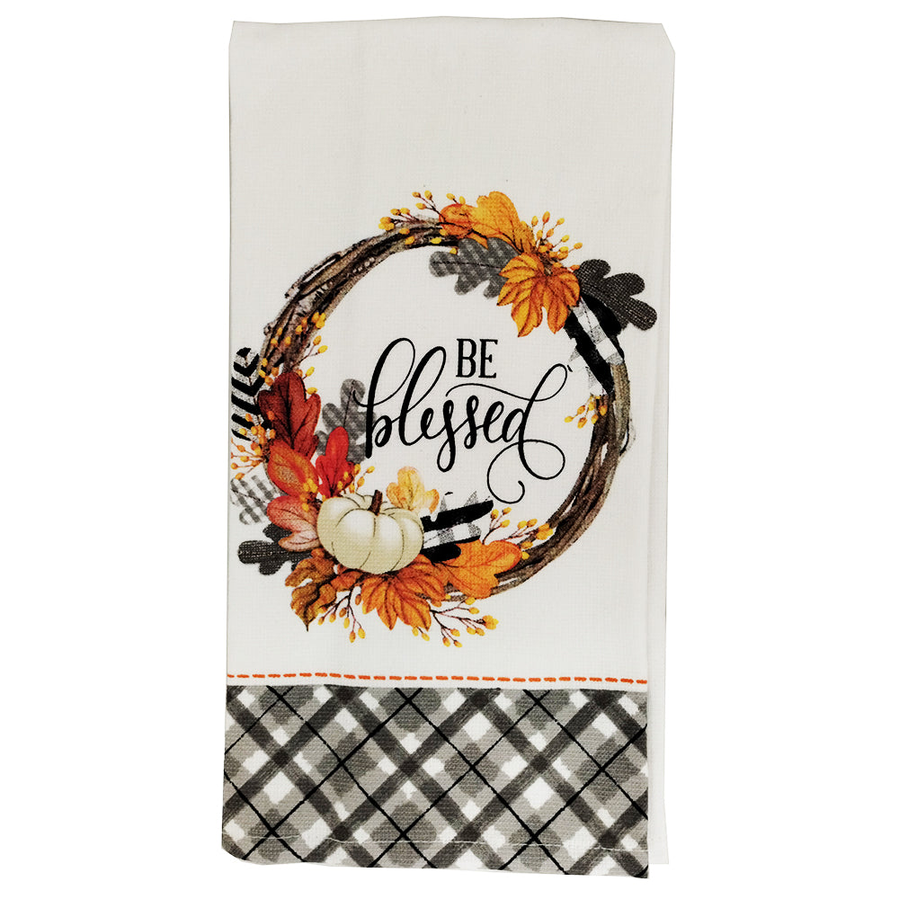 Kay Dee Designs AL Leaf Toss dual Purpose terry kitchen towel