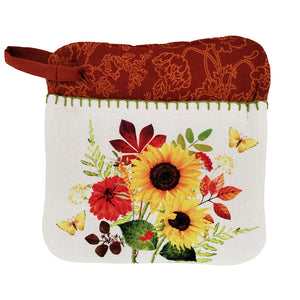 Oven Mitt Set Fall Pot Holder Kitchen Mitt Set Autumn Mitt 