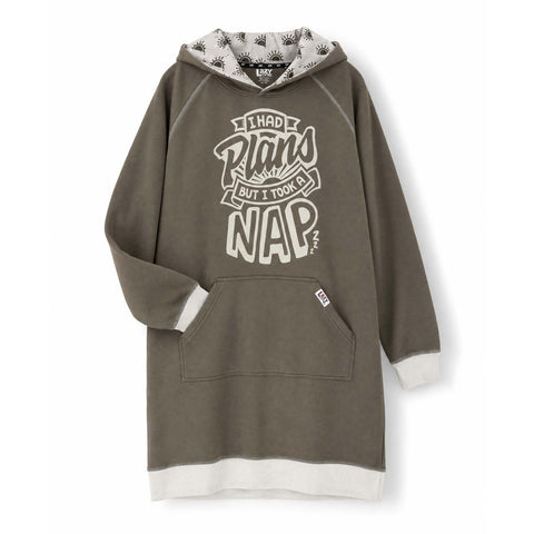 had plans, Women's Long-Sleeve Sleep Hoodie SHD