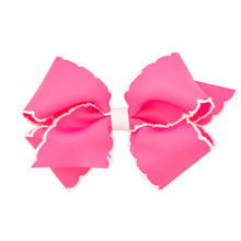 Hot pink hair bow