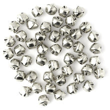 1/2 inch silver jingle bells