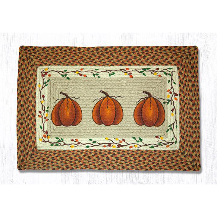 Pumpkin rug
