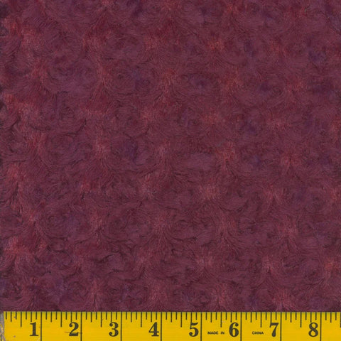 hawthorn rose, Rose Plush Polar Fleece Fabric