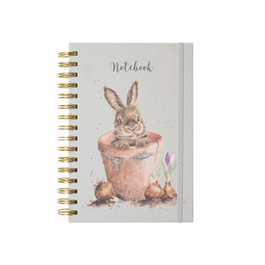 The Flower Pot Rabbit Spiral Bound Journal HB022