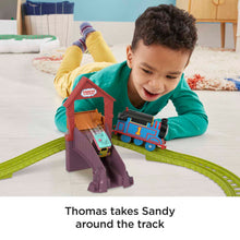Thomas Takes Sandy Around the Track