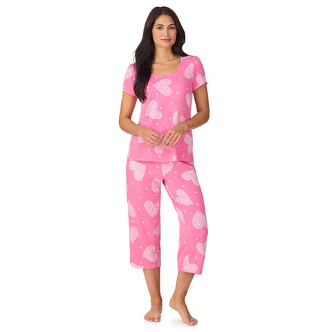 heart, Women's Short-Sleeve 2-Piece Pajama Set CD90031