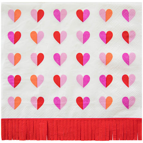 LUNCH NAPKINS HEARTS
