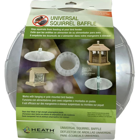 Heath universal squirrel baffle front view