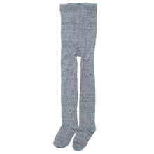 Girls Flat Knit Tights A1210 heather gray