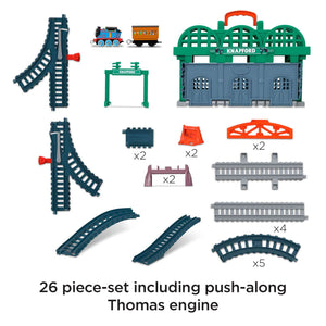 26-Piece Set Including Push-Along Thomas Engine