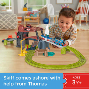 Skiff Comes Ashore with Help from Thomas, Ages 3+