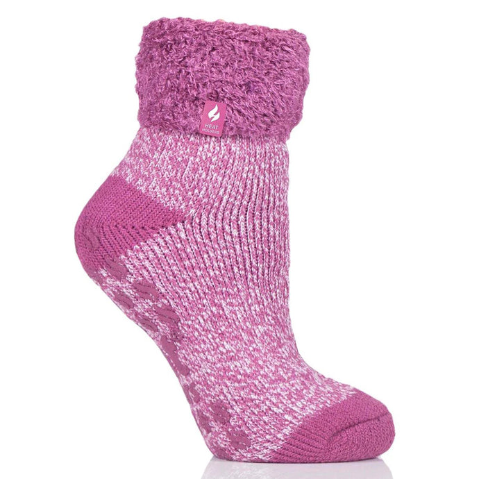 Pink Women's Lily Twist Lounge Socks HHW05