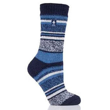 Navy Women's Yasmine Multi Twist Stripe Socks HHW