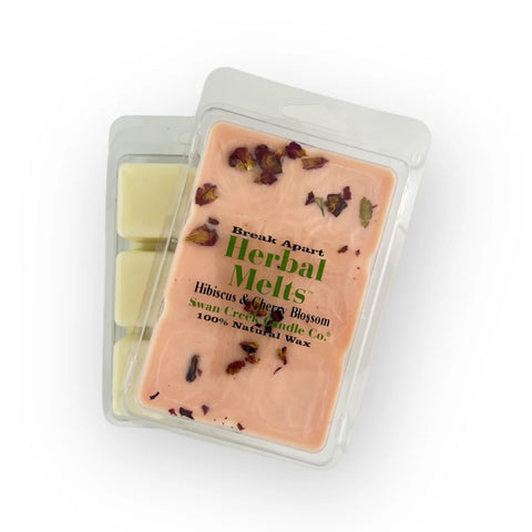 hibiscus and cherry blossom herbal melt