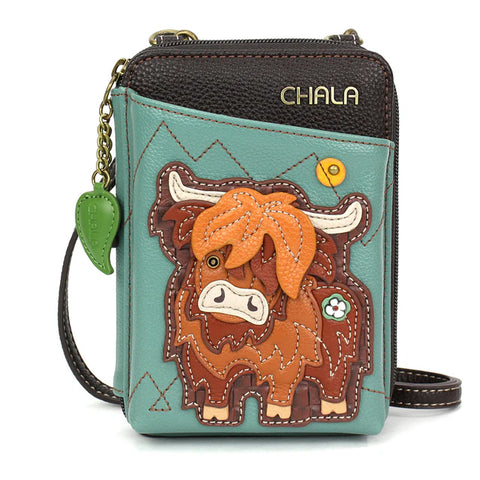 highland cow, Wallet Crossbody 850