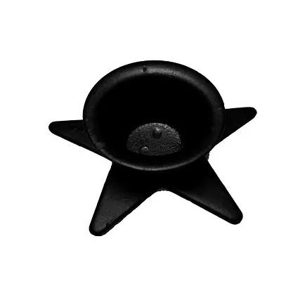 Star Wrought Iron Taper Candle Holder HLDR-9991